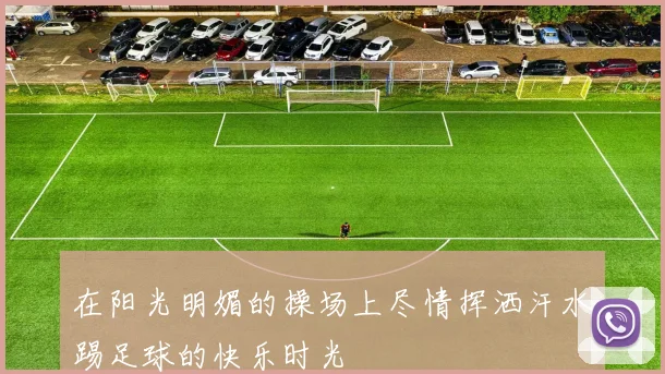 在阳光明媚的操场上尽情挥洒汗水踢足球的快乐时光